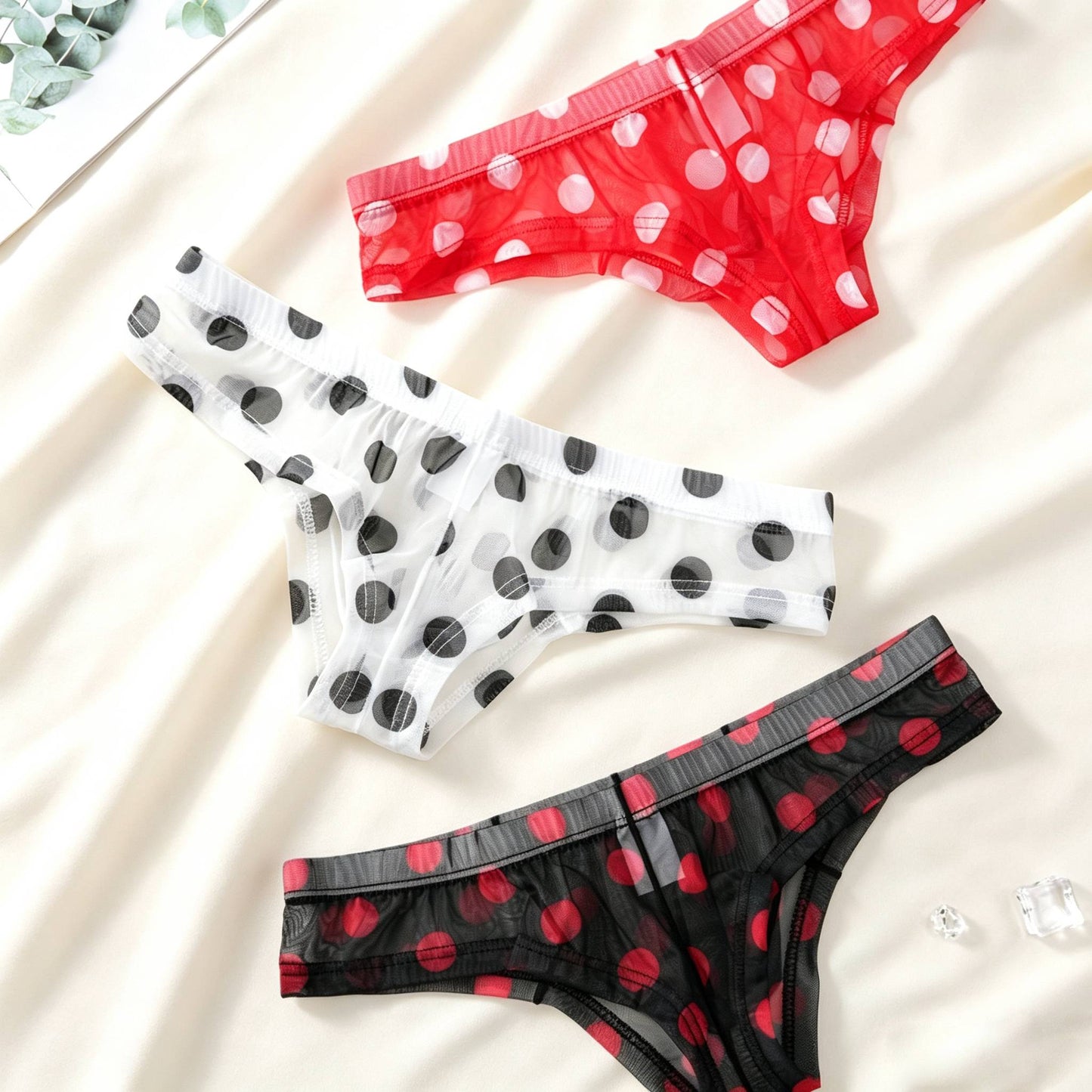 QS Ultra-thin Polka Dot Printed Briefs