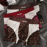 QS Leopard Print Patchwork Stretch Comfort Boxer Shorts