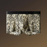 Wild Animal Texture Solid Waist Mesh Boxer Briefs