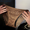 Geometric Lace Sheer Mid-Rise Briefs