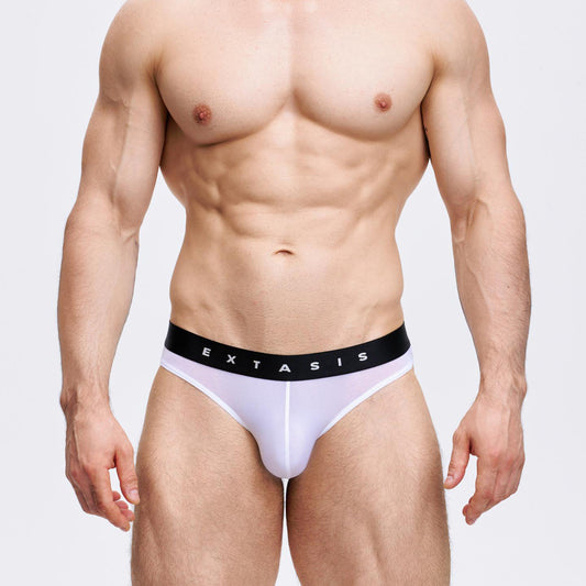 Waistband and transparent seamless briefs