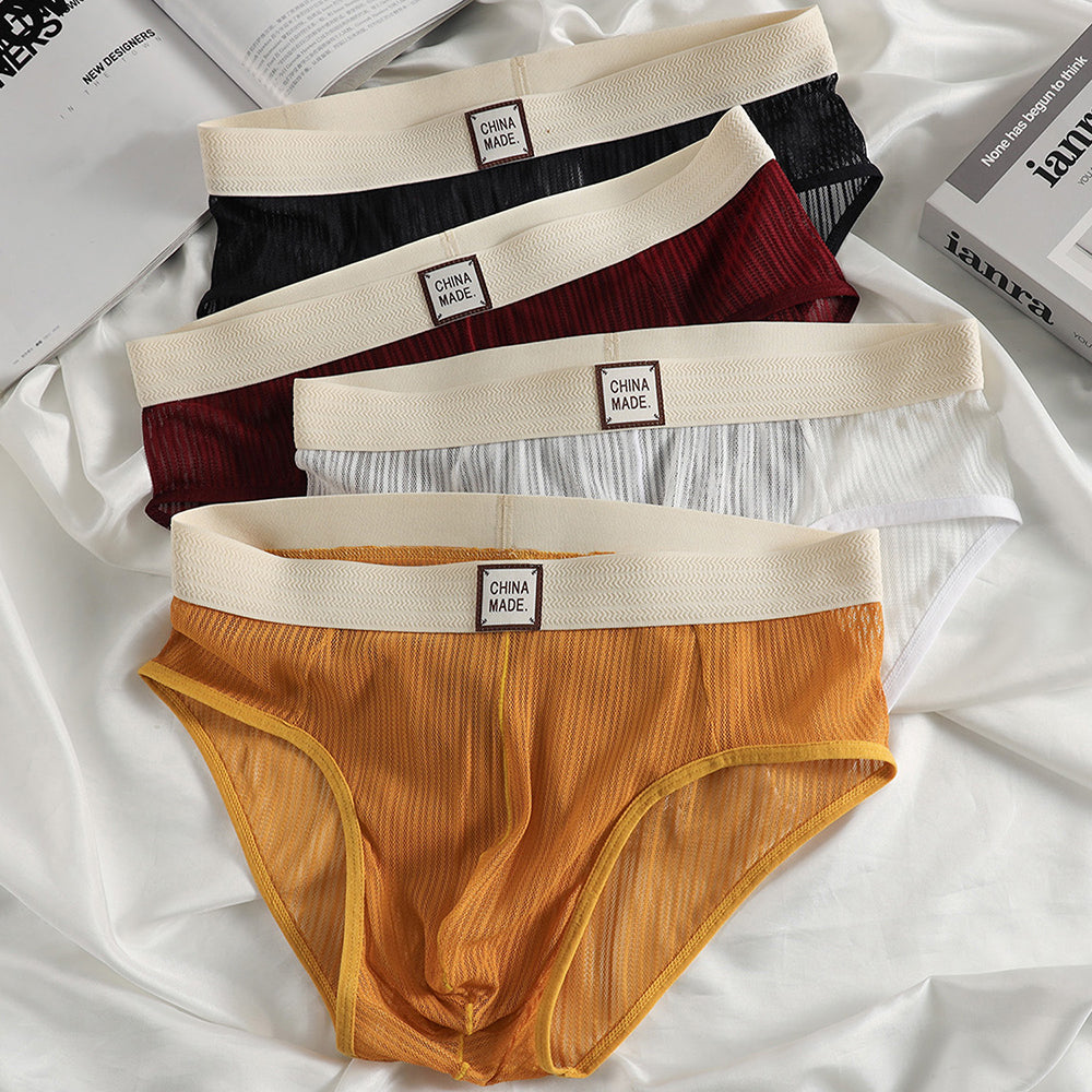 Transparent striped comfort underwear