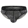 QS Sexy Printed Mesh Breathable Briefs