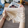 QS Semi-transparent Sexy Lace Boxer Briefs