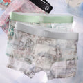 Sheer Ice-Silk Mesh Boxer Briefs