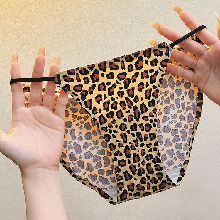 Thin String Waistband Ice-Silk Low-Rise Briefs
