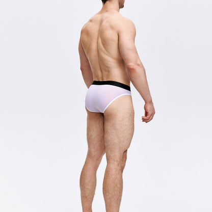 Letter Waistband Pouch Contoured Briefs