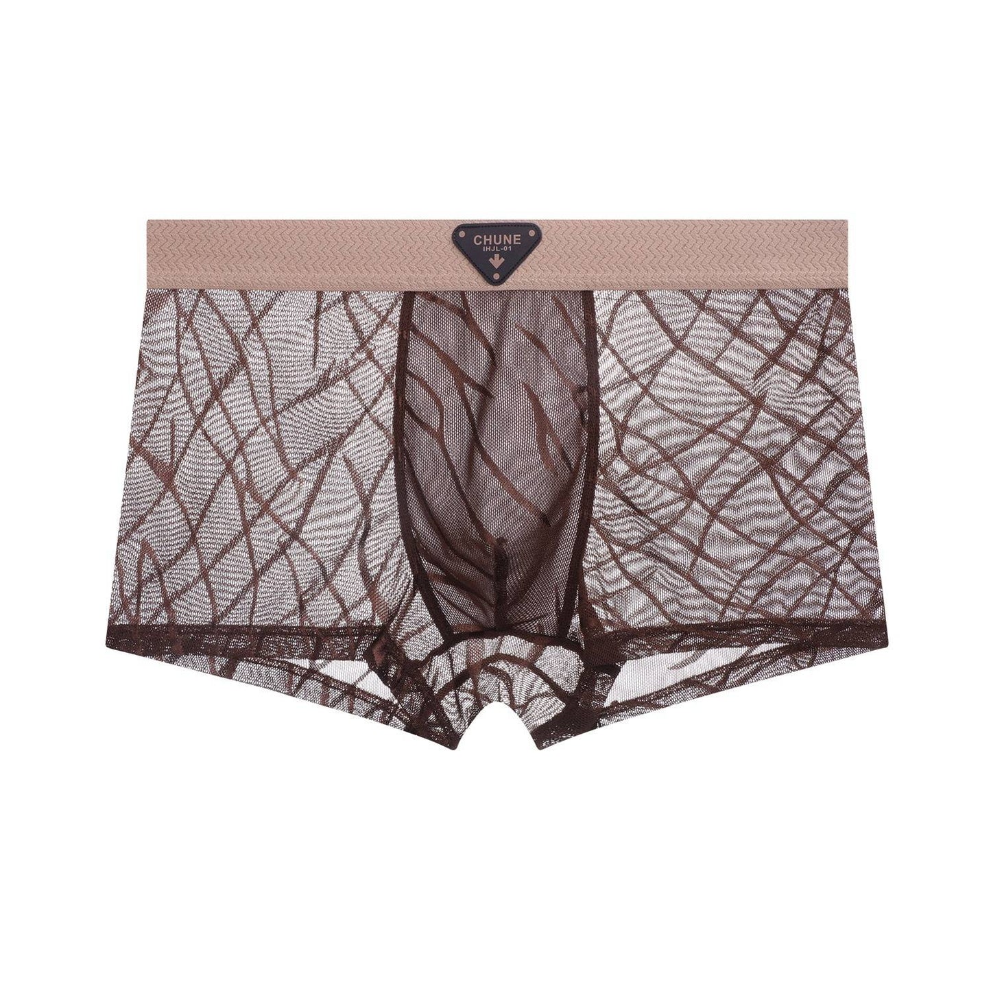 QS Mesh Breathable Sexy Boxer Briefs