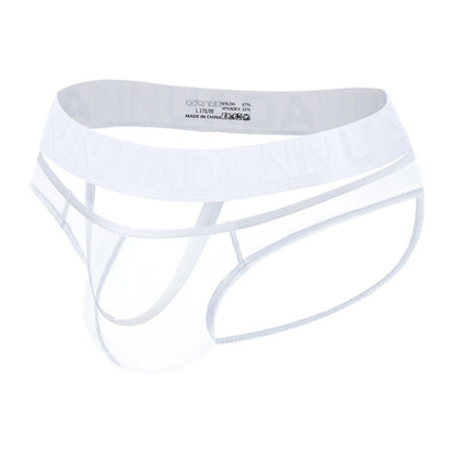 QS Transparent Mesh Openwork Suspender Briefs