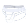 QS Transparent Mesh Openwork Suspender Briefs