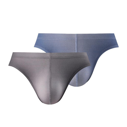 High-gloss butt-enhancing briefs