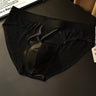 Spiderweb satin pouch briefs
