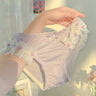 QS Rose Lace Trim Briefs