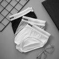 Simple ribbed cotton briefs