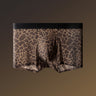 Wild Animal Texture Solid Waist Mesh Boxer Briefs