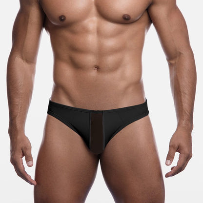 QS Transparent Paneled Cotton Breathable Briefs