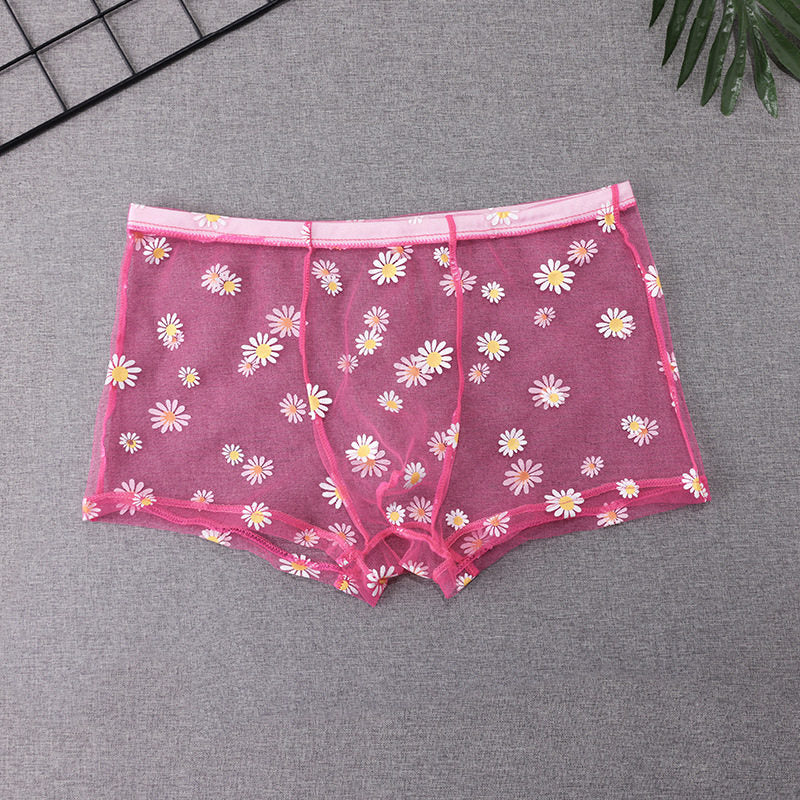 ZD Sheer Daisy Boxer Briefs