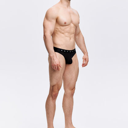 Waistband and transparent seamless briefs