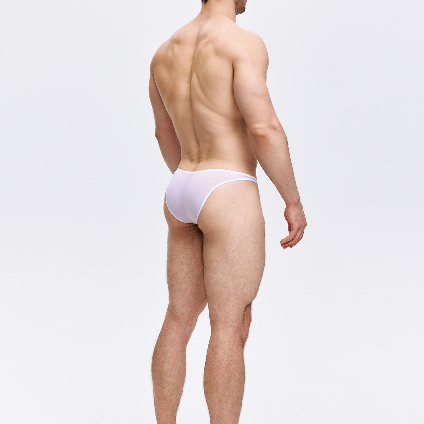 Transparent seamless edge sealing briefs