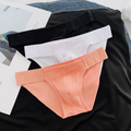QS Sexy Ribbed Cotton Breathable Briefs