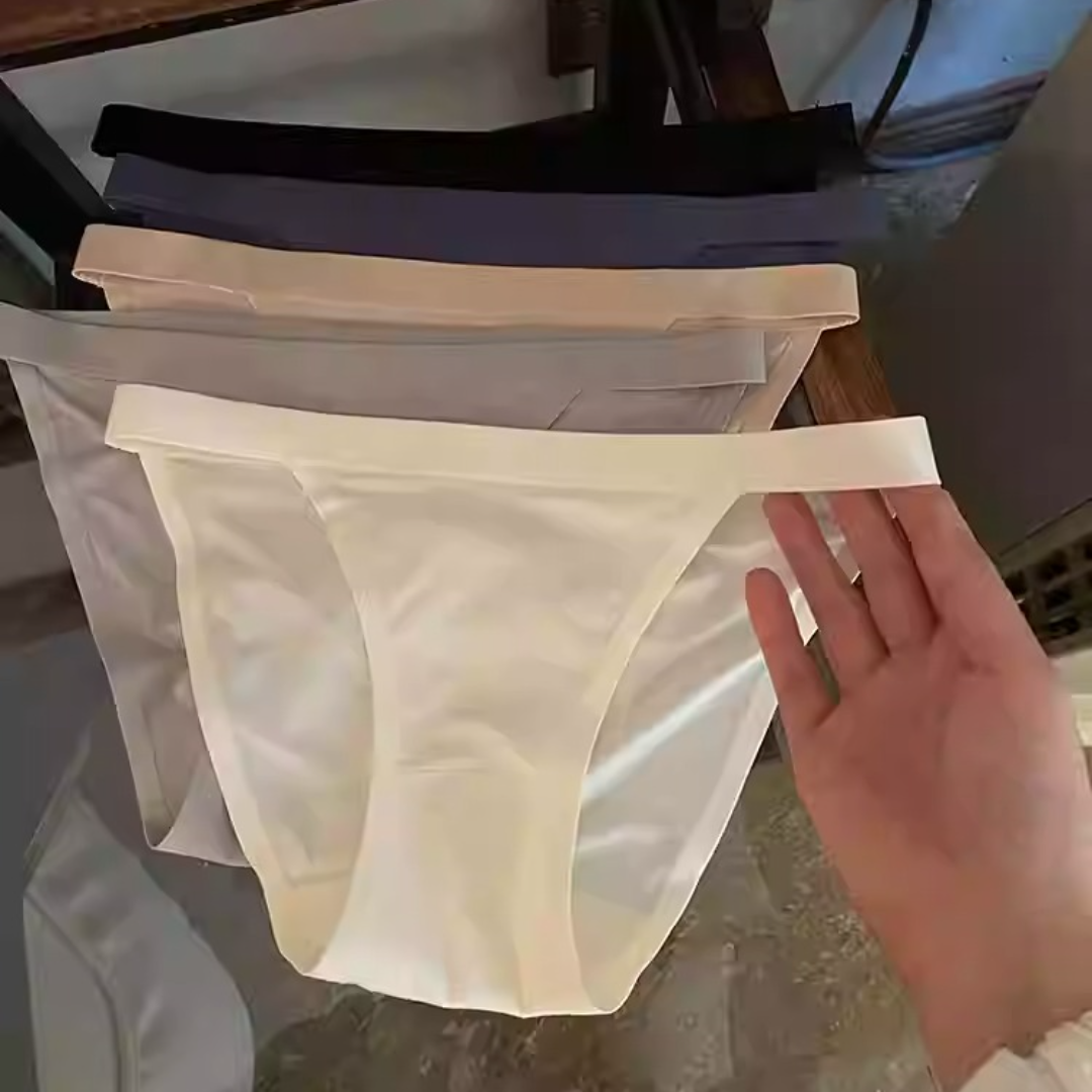 QS High-slit Satin Briefs (4 Packs)