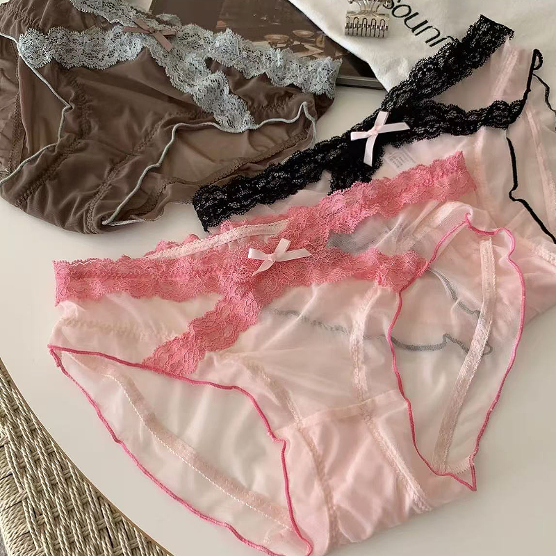 SZ Women Sheer Lace Briefs