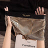 QS Streamer Striped Breathable Boxer Briefs