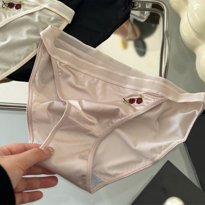 QS Embroidered Rose Briefs