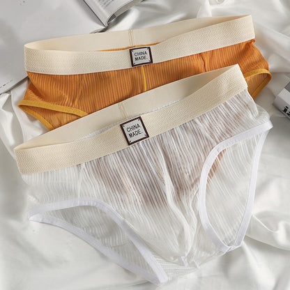 Transparent striped comfort underwear