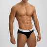 Simple ribbed cotton briefs