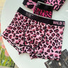 QS Pink Leopard Print Comfort Boxer Briefs