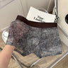 QS Ultra-thin Transparent Rhinestone Ice Silk Boxer Briefs