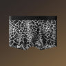 Wild Animal Texture Solid Waist Mesh Boxer Briefs