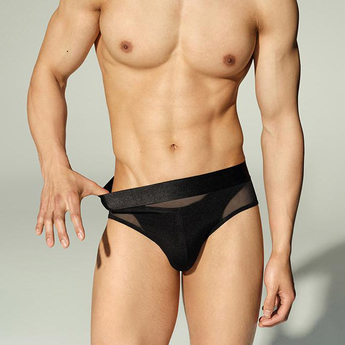 Mechanical style paneled briefs
