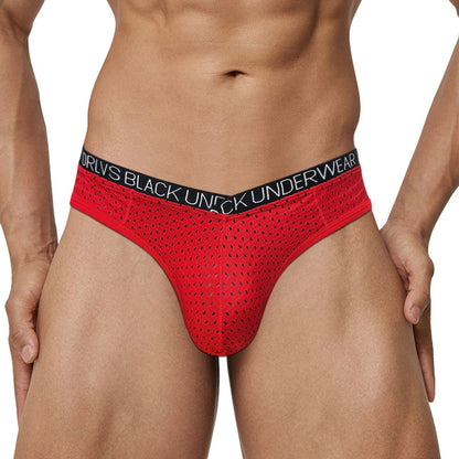 Letter Cross Belt Sexy Breathable Briefs