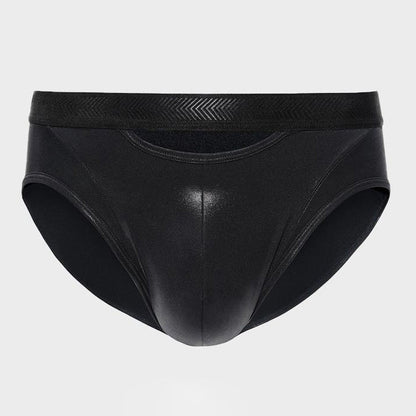 Sexy glossy cotton lining briefs