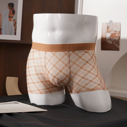 QS Sheer Breathable Printed Boxer Briefs
