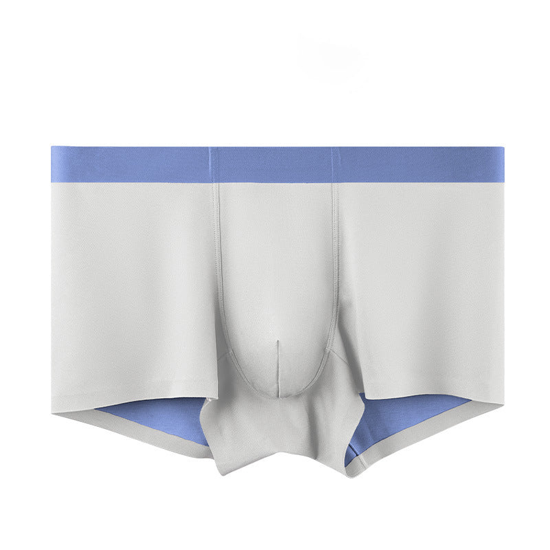 Double-sided silk seamless high-end boxers