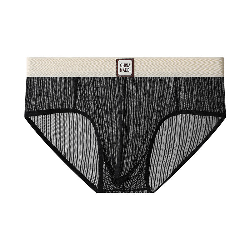 Transparent striped comfort underwear