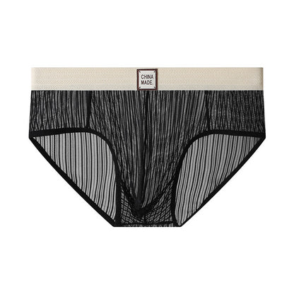 Transparent striped comfort underwear