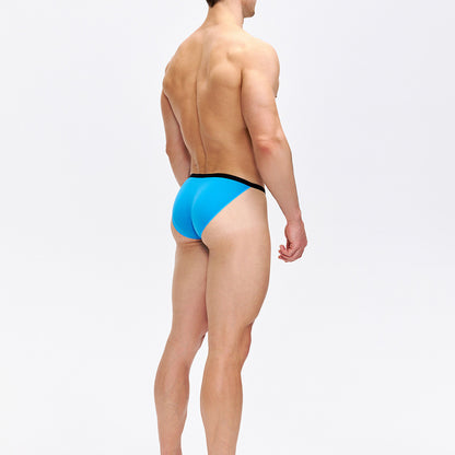 Simple multi-colored semi-transparent high-slit sexy underwear