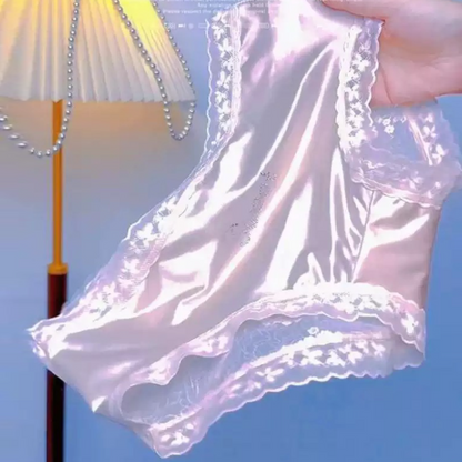 QS Luxury Lace Silky Panties