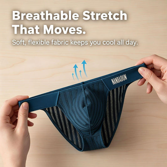 ZD Vertical Lace Breathable Briefs