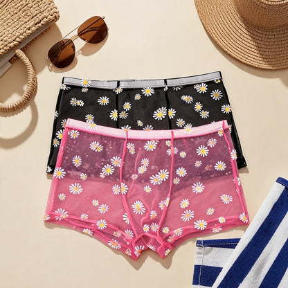 ZD Sheer Daisy Boxer Briefs