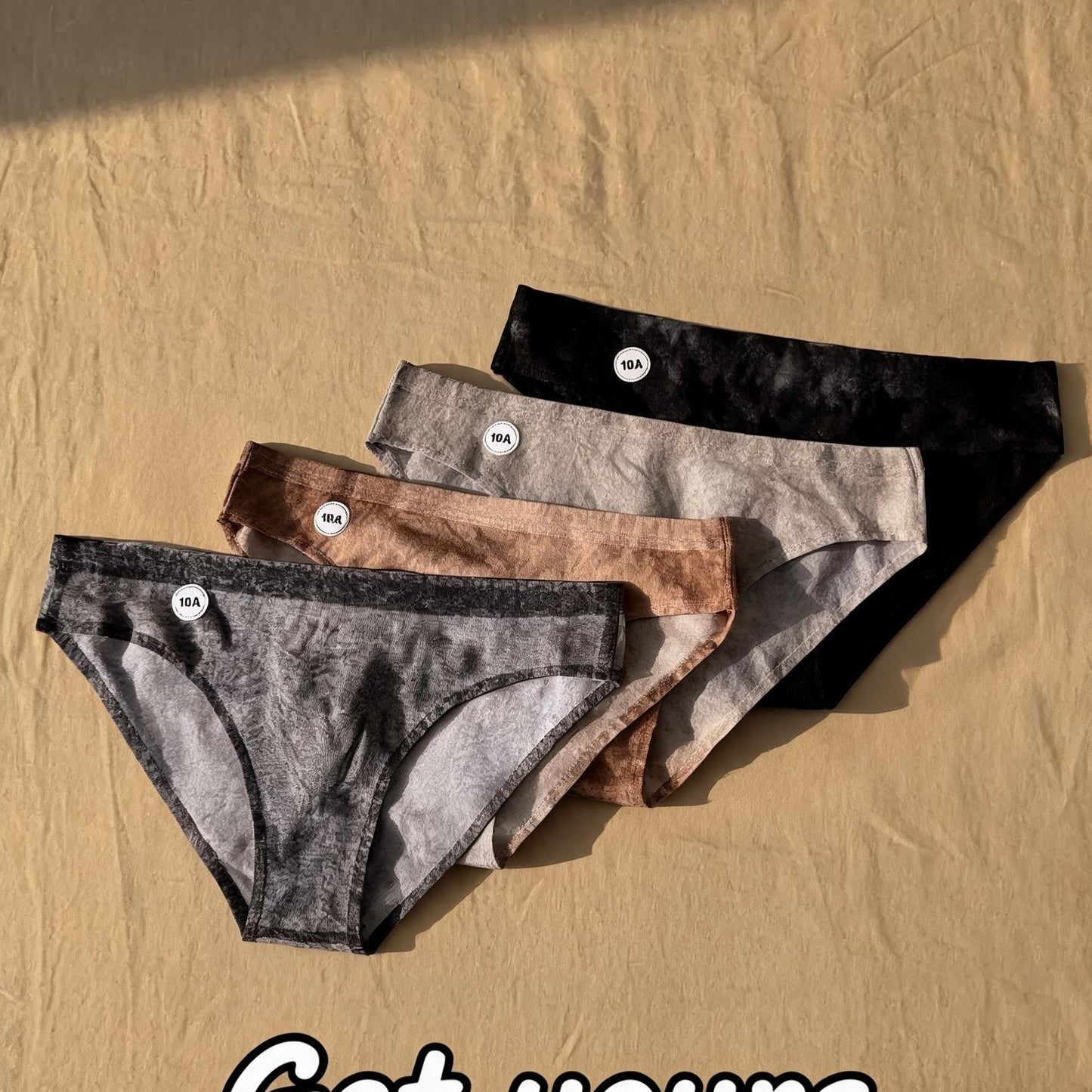 ZDTie-Dye Sheer Low-Rise Briefs