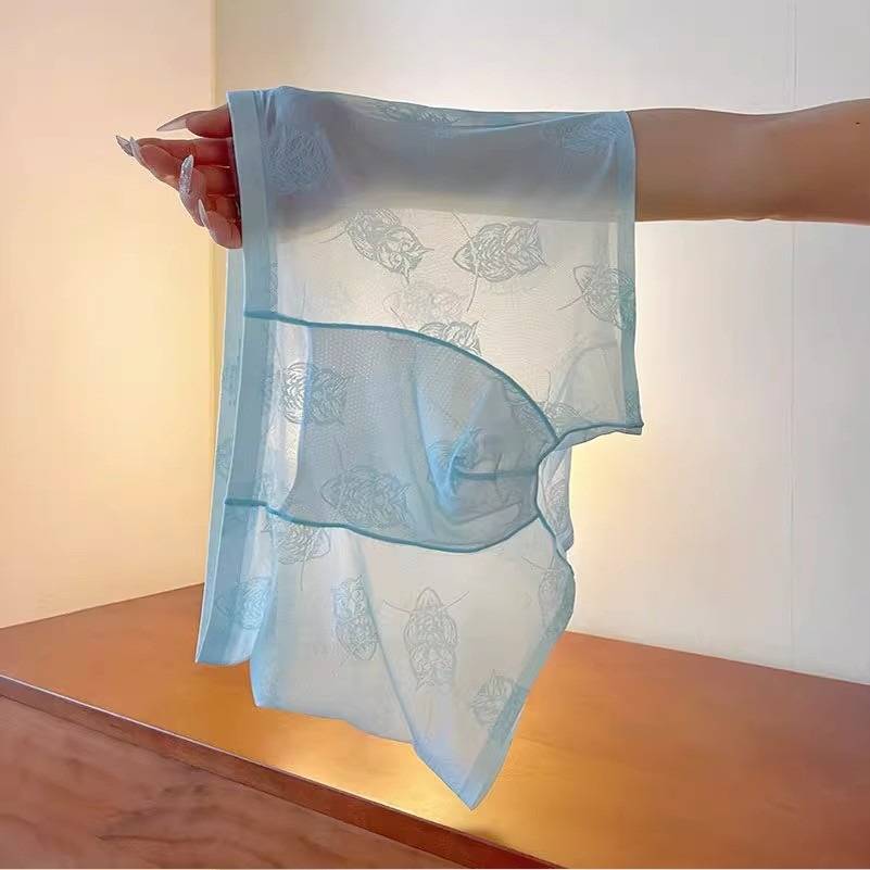 QS Sheer Mesh Sexy Lace Boxer Briefs