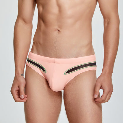 QS Sexy Cutout Transparent Beach Briefs