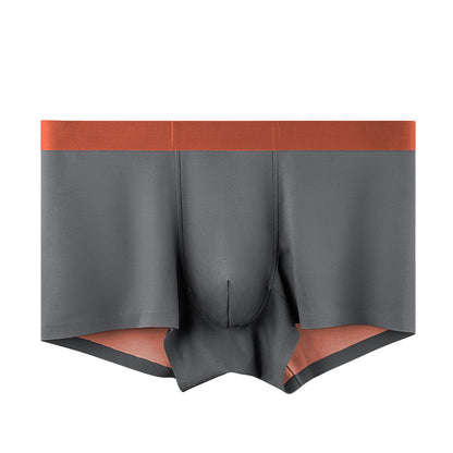 Double-sided silk seamless high-end boxers