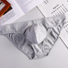 QS Ribbed Breathable Sexy Elastic Briefs