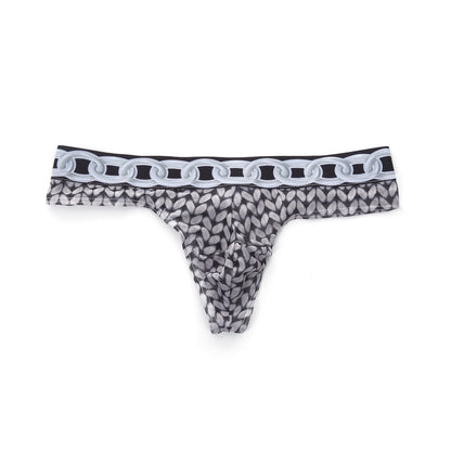 ZD Trendy Waistband Printed Thong